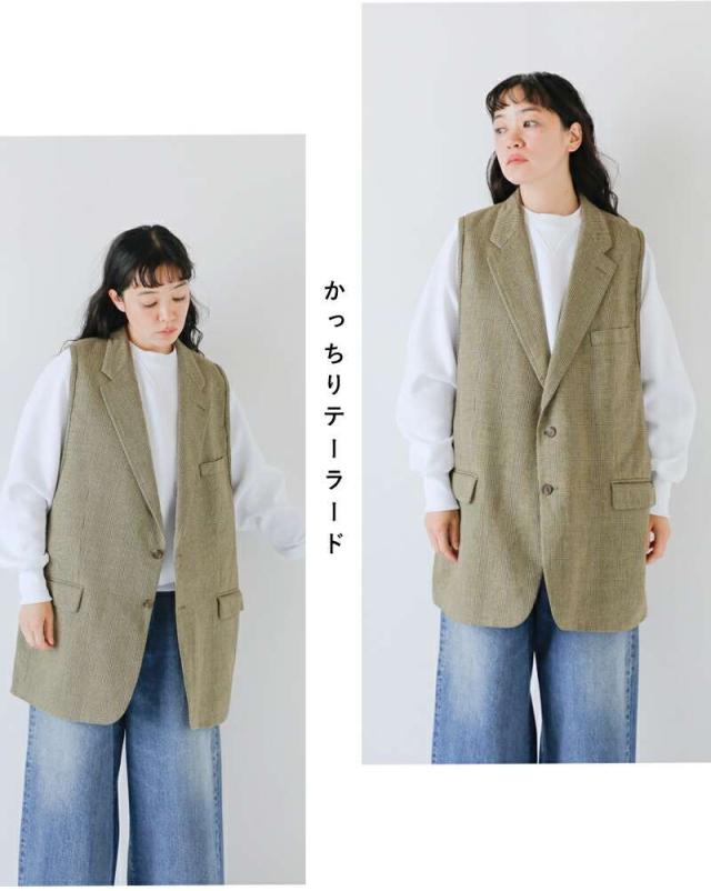 Sunny Side Up(サニーサイドアップ)リメイクテーラードベストsr-243-007