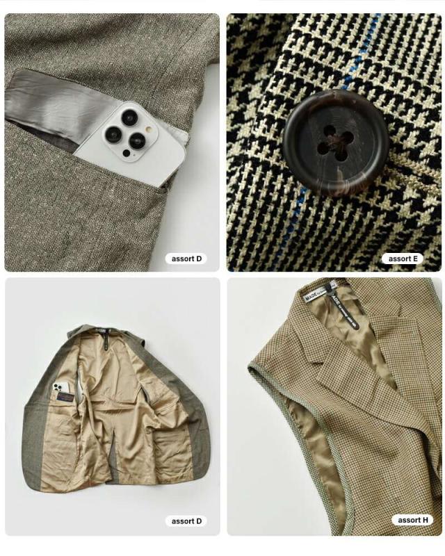 Sunny Side Up(サニーサイドアップ)リメイクテーラードベストsr-243-007