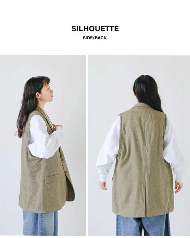 Sunny Side Up(サニーサイドアップ)リメイクテーラードベストsr-243-007