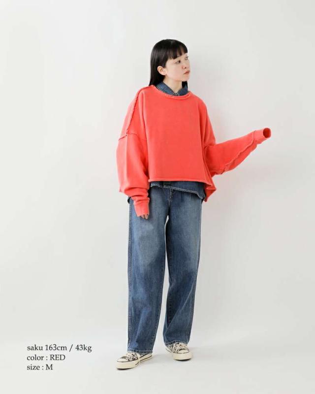 STAR&STRIPE(スターアンドストライプ)コットンクルーネックワイドプルオーバーssmd-145