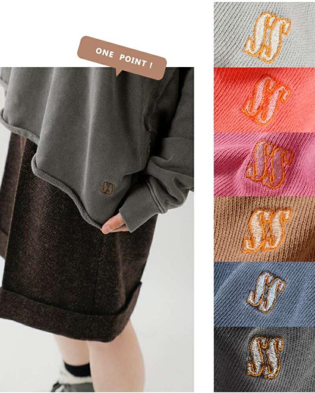 STAR&STRIPE(スターアンドストライプ)コットンクルーネックワイドプルオーバーssmd-145