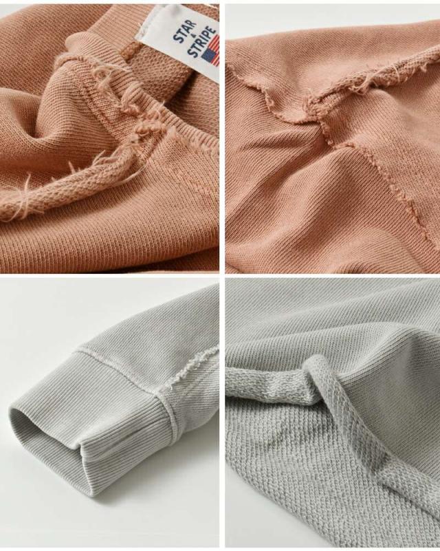 STAR&STRIPE(スターアンドストライプ)コットンクルーネックワイドプルオーバーssmd-145