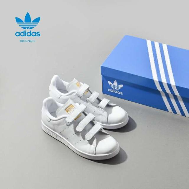 adidas Originals(アディダス オリジナルス)スタンスミスベルクロレザースニーカー“STANSMITHCF”stan-smith-cf-same1