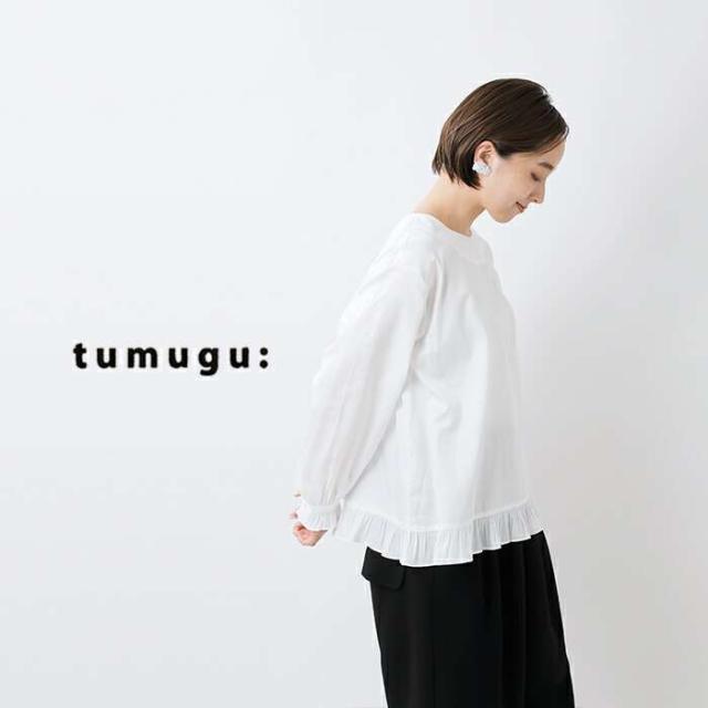 tumugu(ツムグ)コットンサテンプルオーバーtb19436a