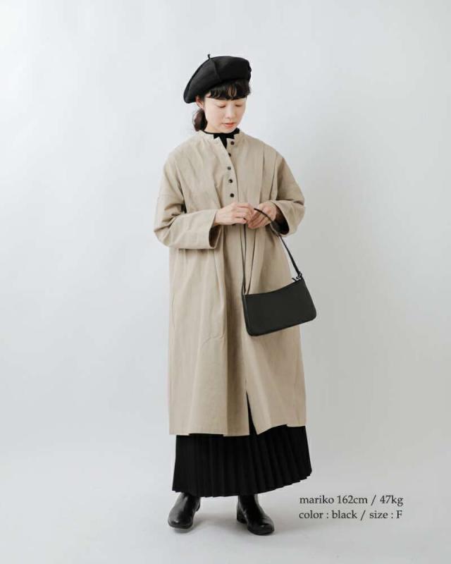 tumugu(ツムグ)コットンリブニットハイネックロングスリーブプルオーバーtk19329a