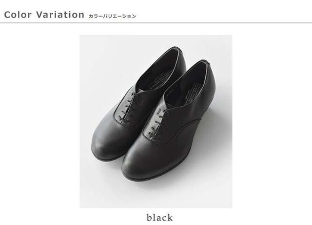 TRAVEL SHOES by chausser(トラベルシューズバイショセ)レザーレースアップウエッジソールシューズtr-007