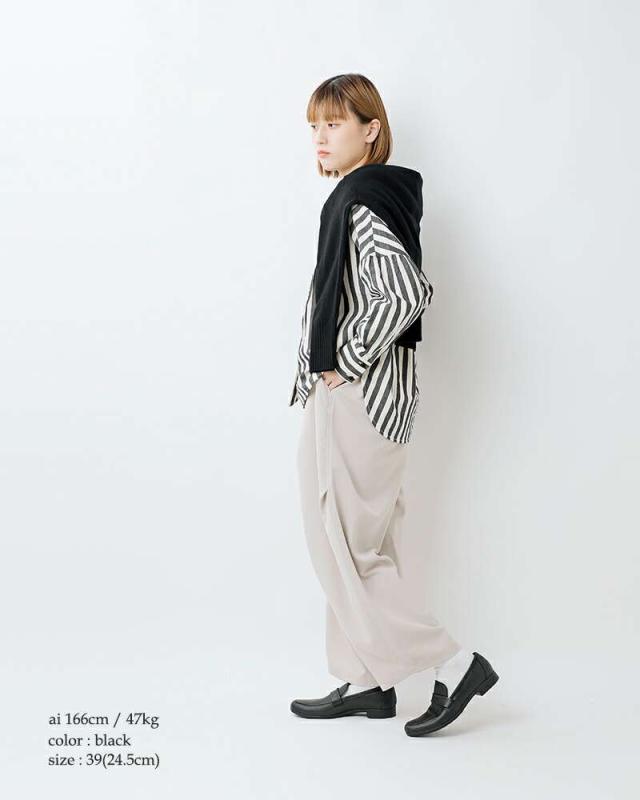 TRAVEL SHOES by chausser(トラベルシューズバイショセ)レザーローファーtr-016