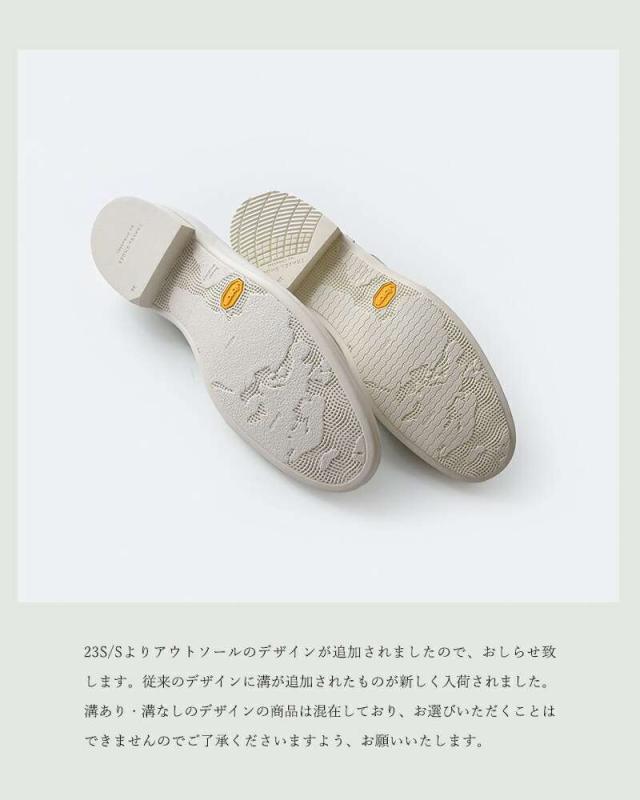 TRAVEL SHOES by chausser(トラベルシューズバイショセ)レザーフラットスリッポンシューズtr-018