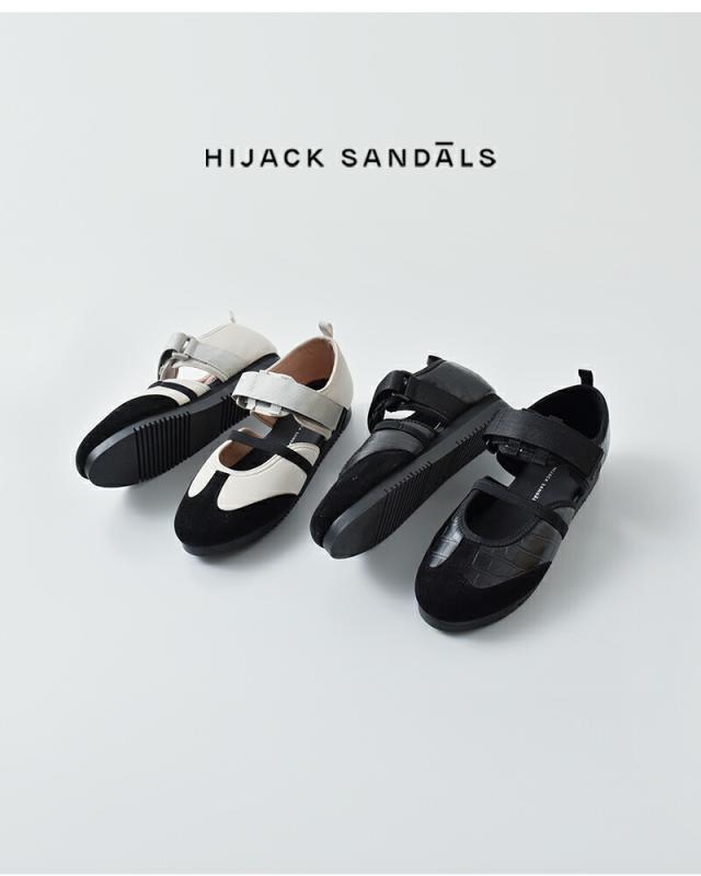 HIJACK SANDALS(ハイジャックサンダル)スエードベルクロバレエスニーカー“TWYLA”twyla