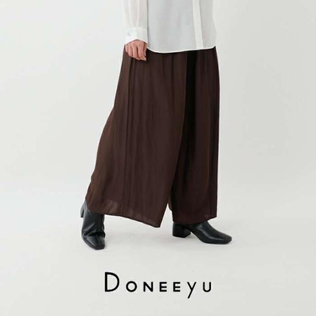 DONEEYUヴィンテージデシンゴムシャーリングパンツu-2793