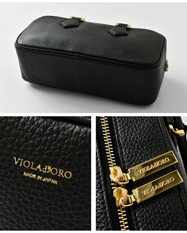 ヴィオラドーロ ショルダーバッグ VIOLAd’ORO  イタリアンレザー 2way ハンドバッグ “ADRIA” v-1598  ☆☆ クーポン対象