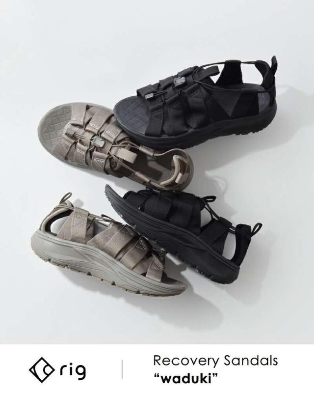 リグ コンフォートサンダル靴 シューズ rig  ワドゥキ リカバリー サンダル “waduki” waduki  クーポン対象