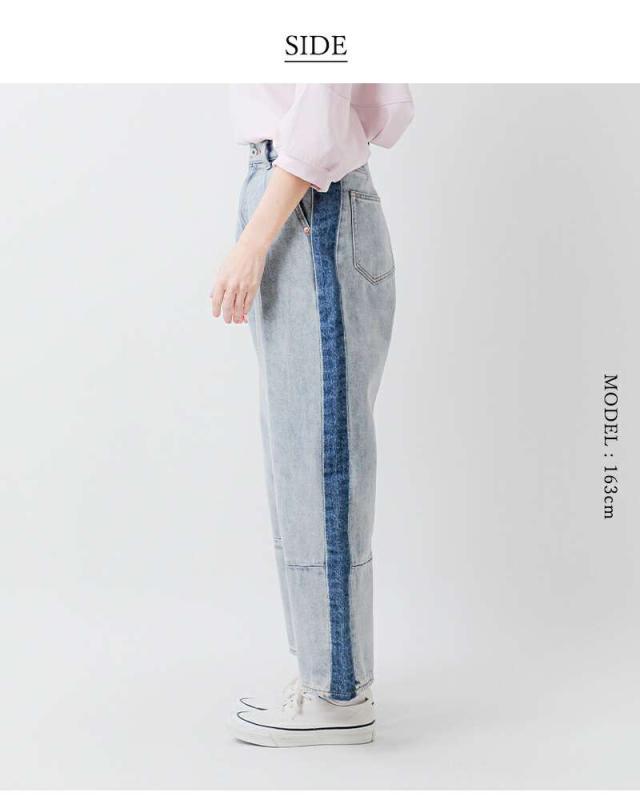 whyto(ホワイト)コットンサイドラインデニムパンツ“sidelinedenim”wht25hpt4053