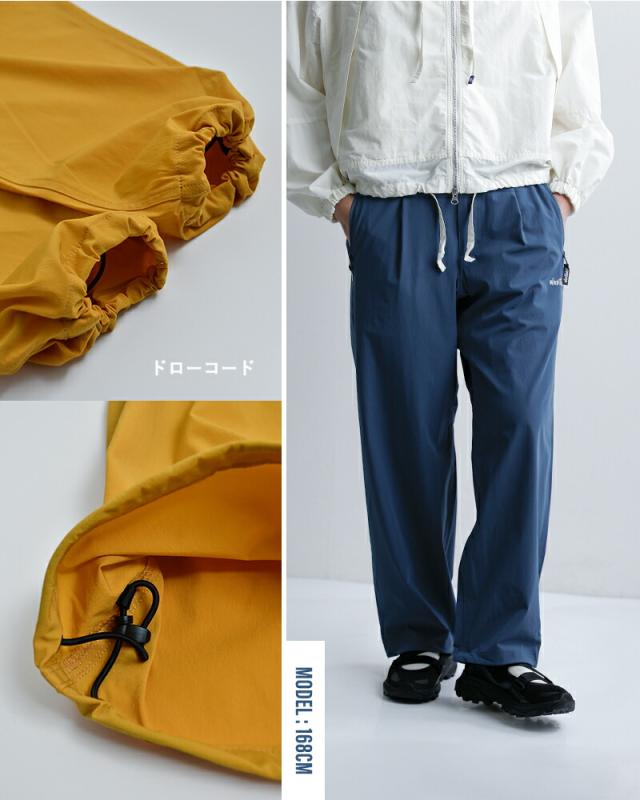WILD THINGS撥水ストレッチ ラックスパンツ ELASTIC NYLON LAX PANTS wt26036ad