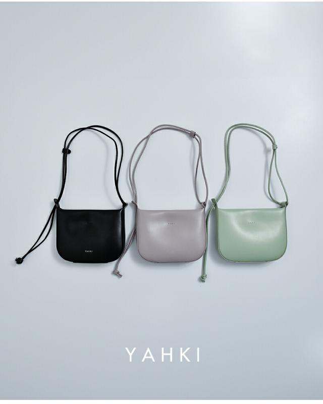 YAHKI(ヤーキ)ソフトダブルフェイスレザーショルダーバッグyh-786