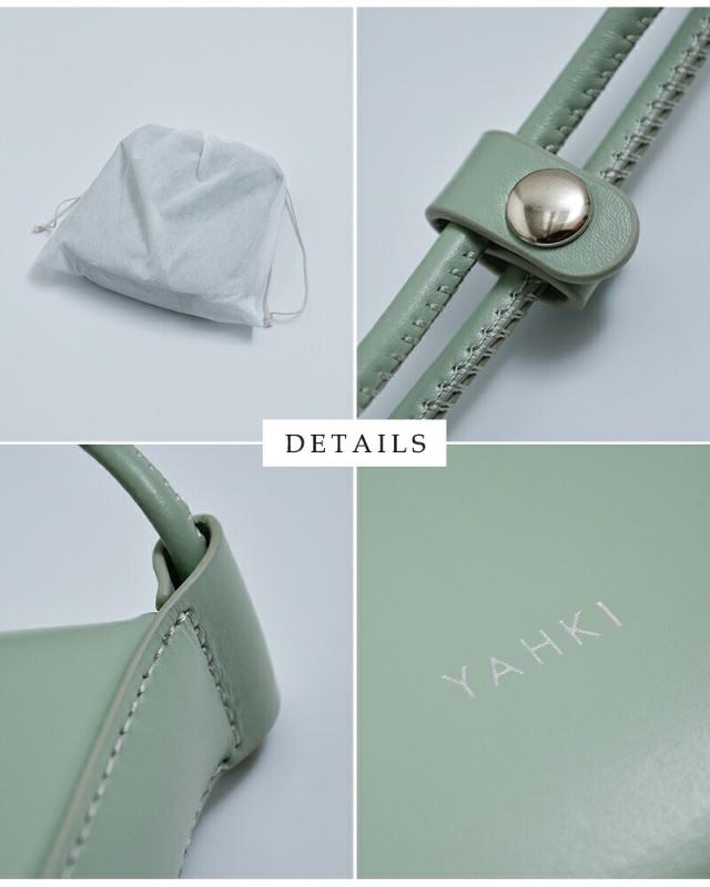 YAHKI(ヤーキ)ソフトダブルフェイスレザーショルダーバッグyh-786