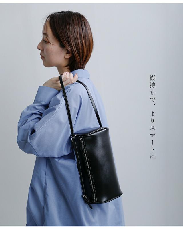 YAHKI(ヤーキ)ソフトダブルフェイスレザーショルダーバッグyh-788