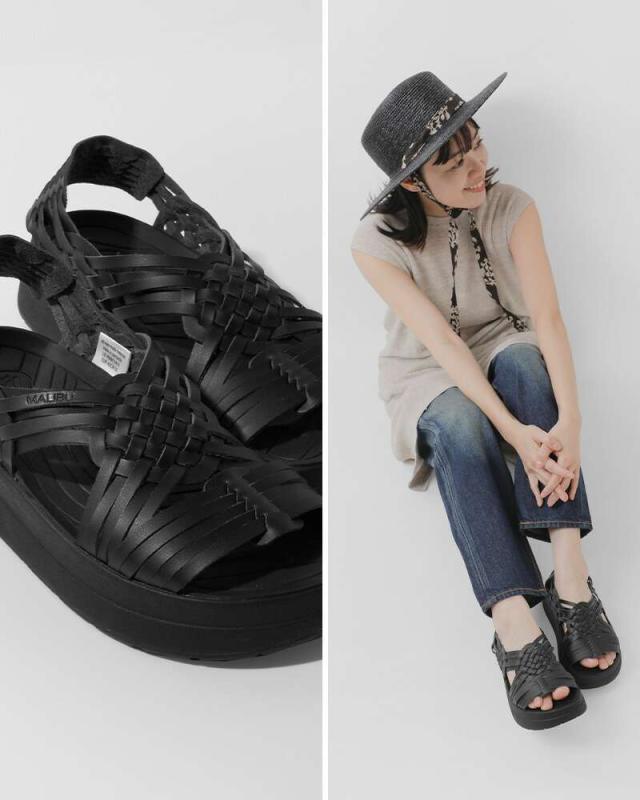 MALIBU SANDALS(マリブサンダルズ)ヴィーガンレザーメッシュプラットフォームサンダル“CANYONPLATFORM”canyon-platform