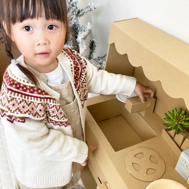 ダンボールままごとキッチン
