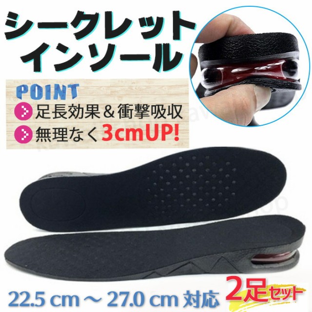 4センチ シークレットインソール 男女22.5～27cm - その他