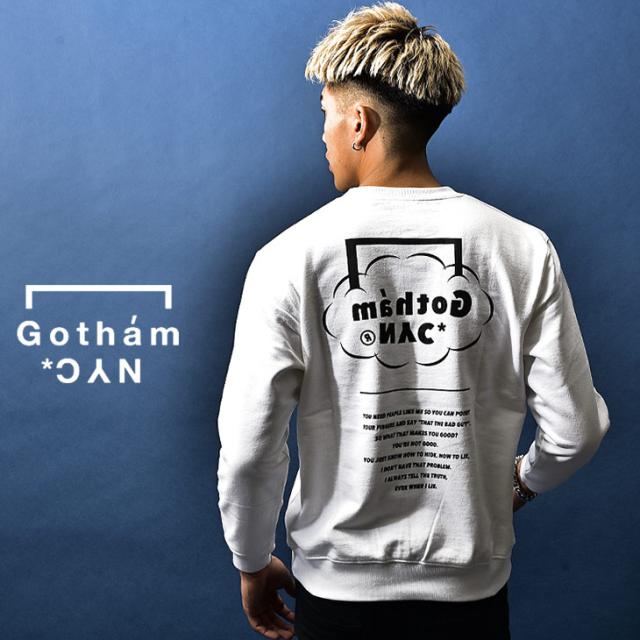 メンズ ブランド エヌワイシー トレーナー 通販 Nyc ロンt トレーナー Gotham ネットショッピング カットソー ゴッサム 長袖 長袖tシャツ ストリート ストリートファッション