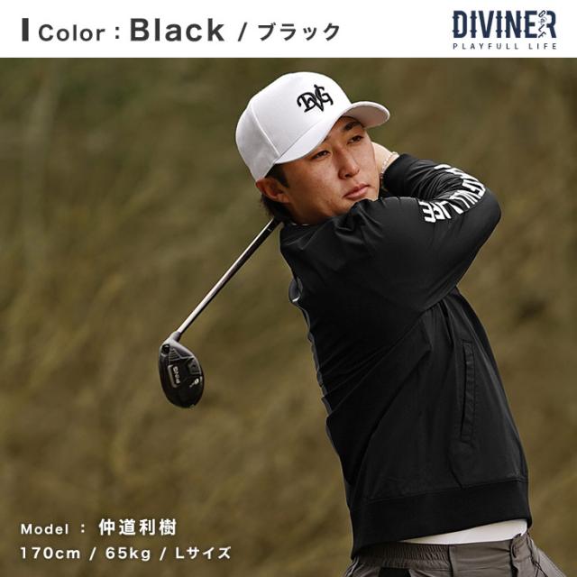 DIVINER GOLF】ゴルフウェア メンズ ジャケット ブランド ストレッチ