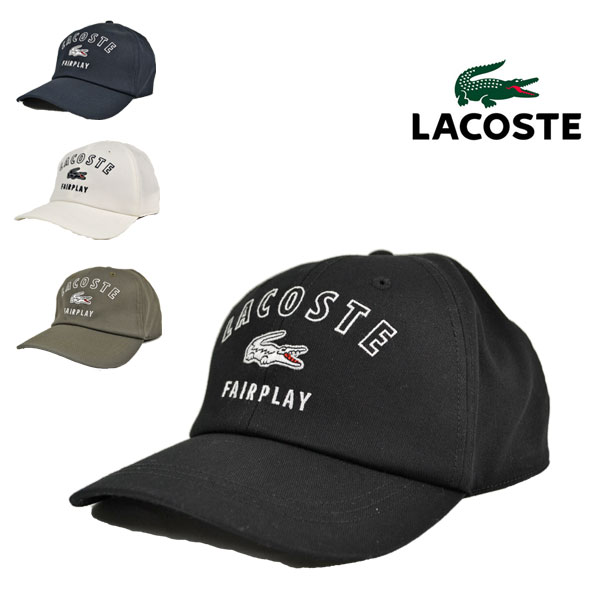 ラコステ・コットンツイル春夏キャップL3502/LACOSTE