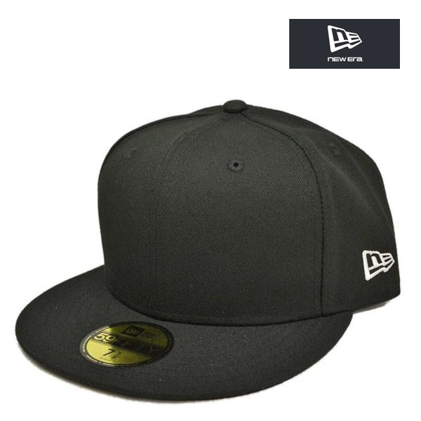 ニューエラ 59FIFTY ベーシック ブラック ホワイトフラッグ/newera