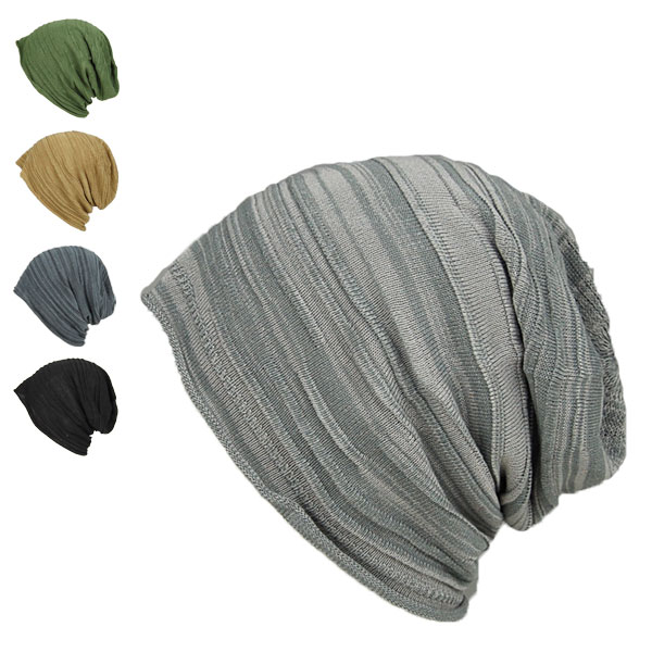 ダンダン ワッチ レン 春 夏 ニット帽 メンズ レディース 黒 グレー ベージュ カーキ