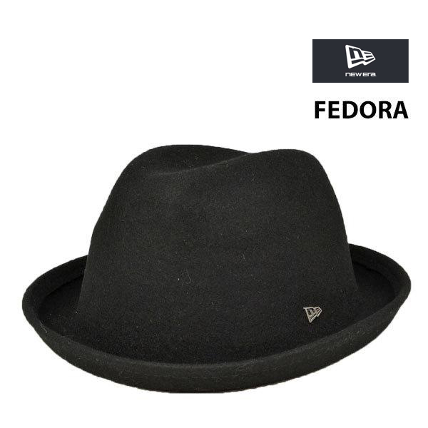 ニューエラ ハット The Fedora フェドラ フェルトハット ウール ブラック