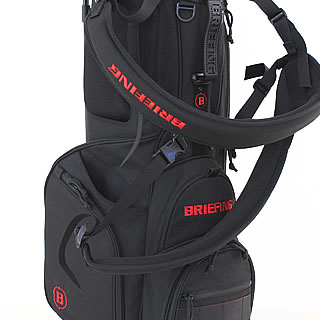 【即納】BRIEFING GOLF ブリーフィング ゴルフ キャディバッグ スタンド CR-4 #03 TL BLACK ブラック メンズ レディース　【正規取扱店】ルフエ ruffue 3.75kg 9.5口径