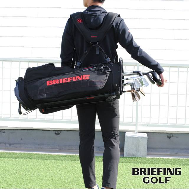 【即納】BRIEFING GOLF ブリーフィング ゴルフ キャディバッグ スタンド CR-4 #03 TL BLACK ブラック メンズ レディース　【正規取扱店】ルフエ ruffue 3.75kg 9.5口径