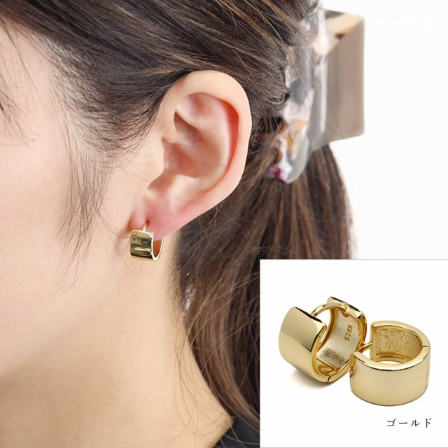 Amazon.co.jp: [silver KYASYA]ピアス フープピアス リング