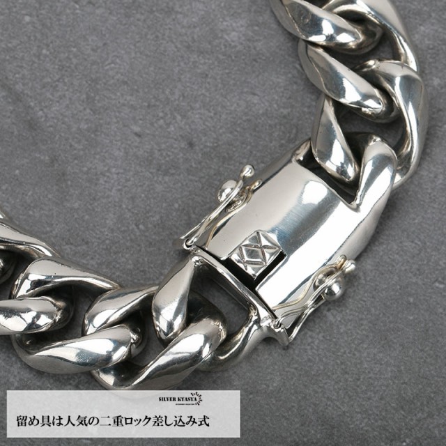 希少! 超重厚 シルバー925 喜平ネックレス 極太 20mm silver925