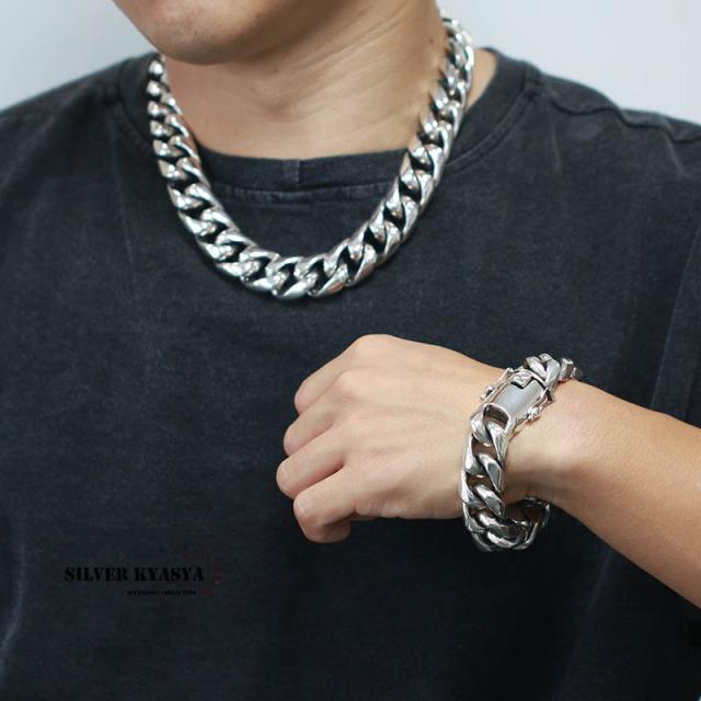 極太　重厚　ラージ　クロス　ネックレス　925 ベイル付き ラージCHクロスペンダントWベイル/925 - buyers-ship