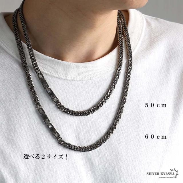 純チタン製 軽い ダブル喜平チェーンネックレス 喜平ネックレス チタン  