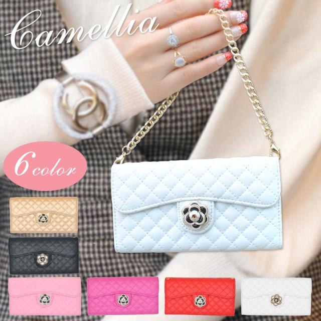 iPhone6/6plus大人のカメリアショルダーケース