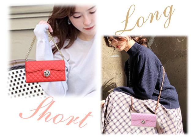 iPhone6/6plus大人のカメリアショルダーケース