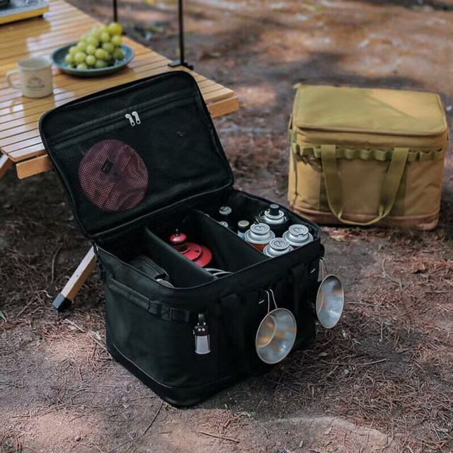 キャンプ 収納ボックス アウトドア バッグ ピクニック 大容量