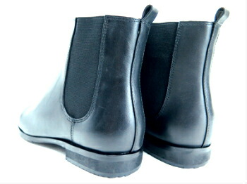 unity『ユニティ』UN7591 天然皮革 レディース サイドゴア ショートブーツ 防滑ソール  ブラック 22.5cm 23cm 23.5cm 24cm 24.5cm