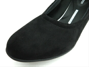 COMPOSITION SPORTS ＣＳ１１１７   婦人靴 コンポジションナインスポーツ  コンフォートシューズ プレーンパンプス チャンキーヒール 【ブラックスエード】23cm 23.5cm 24cm 24.5cm