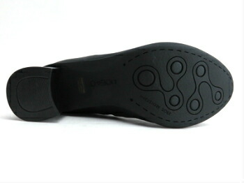 COMPOSITION SPORTS ＣＳ１１１７   婦人靴 コンポジションナインスポーツ  コンフォートシューズ プレーンパンプス チャンキーヒール 【ブラックスエード】23cm 23.5cm 24cm 24.5cm