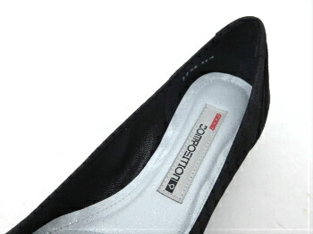 composition9 コンポジションナイン CP2726 コンフォートシューズ バレエシューズ カッター 婦人靴 リボン飾り ウエッジヒール ブラックスエード(BS) 22cm 22.5cm 23cm 23.5cm 24cm 24.5cm