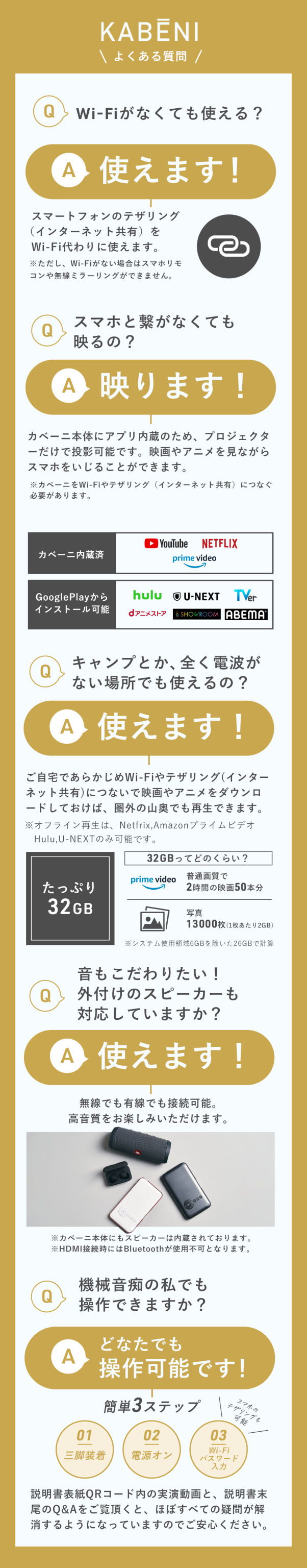 3 プロジェクタ 小型