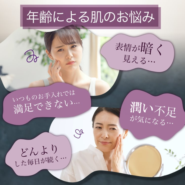 年齢による肌の悩み