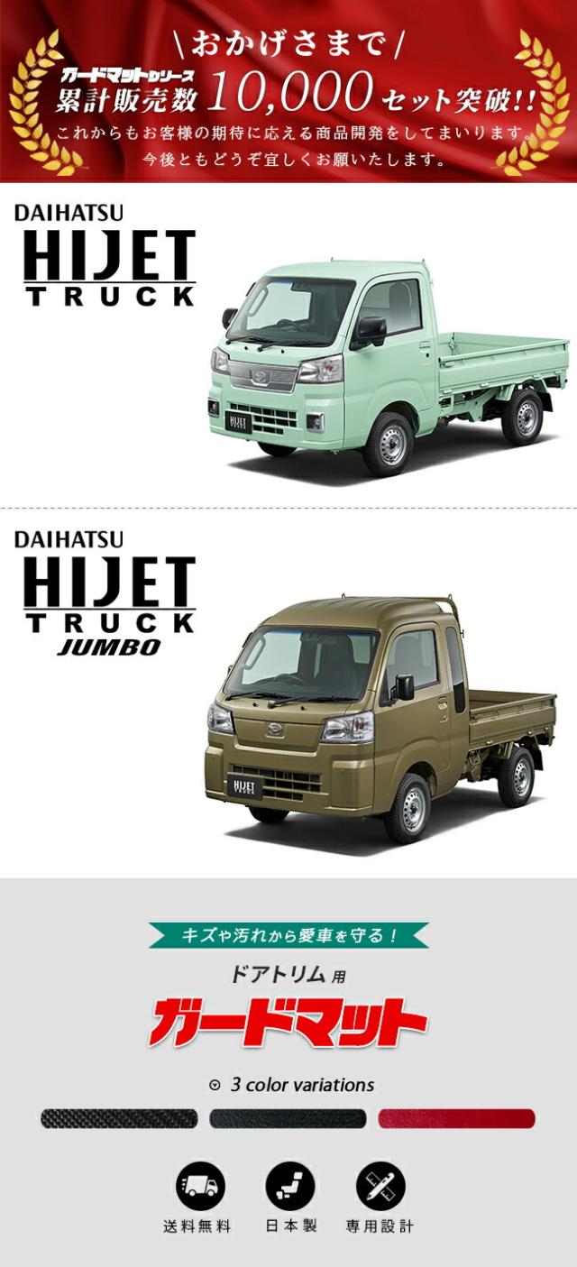ハイゼットトラックドアトリム用ガードマット説明文1