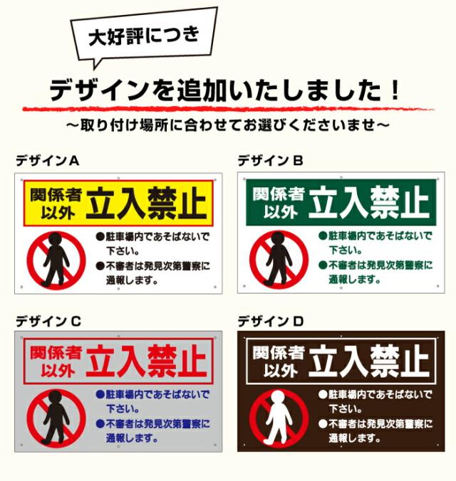 立ち入り禁止看板