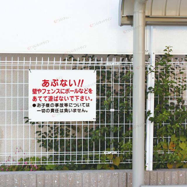 ボールをあてないで お子様の事故