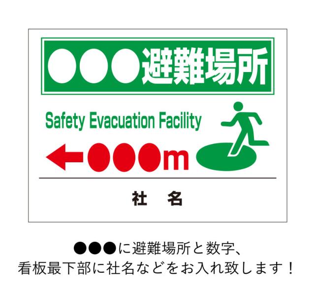 社名入れ 注意看板