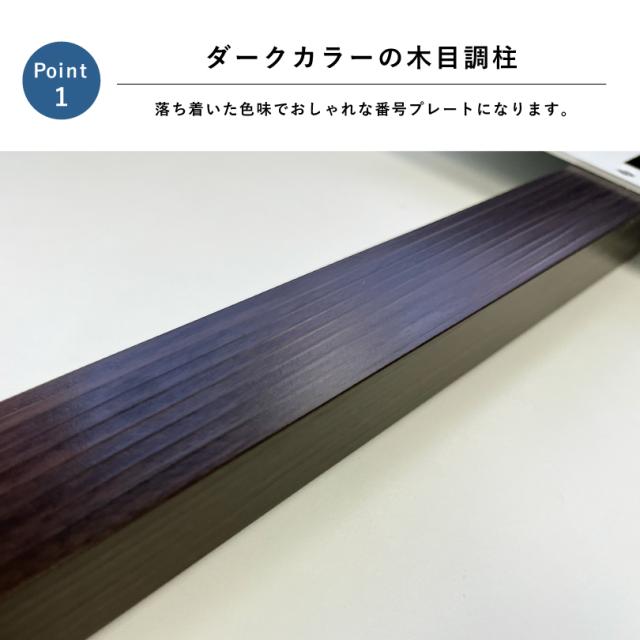 番号札 駐車場看板